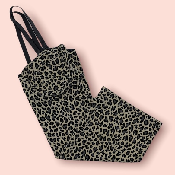 Bodyslimmers by Nancy Ganz| Leopard print body slimmer shaper dress Adj Straps - Picture 3 of 14